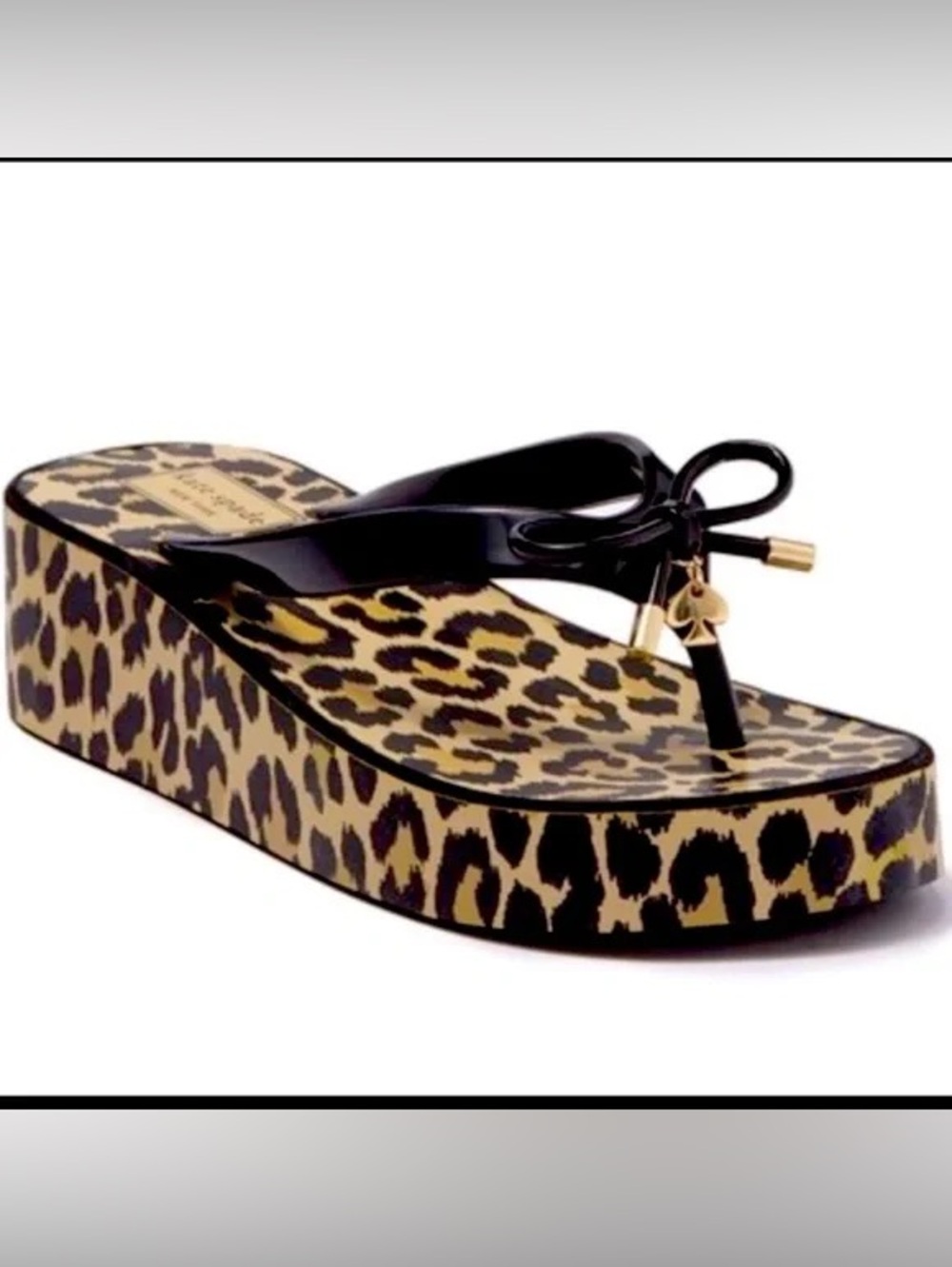 Rina Womens Animal Print Slip On Wedge